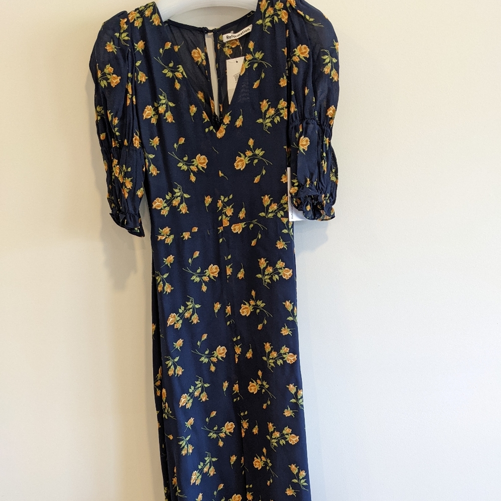 Reformation dress with slit